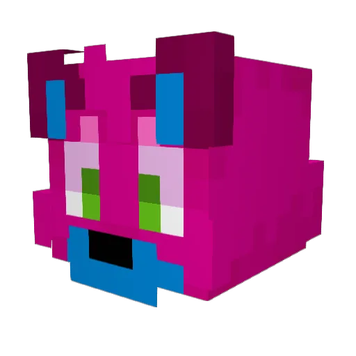 Arkinosss Minecraft avatar head, 3D render