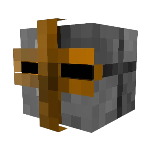 Arkivian Minecraft avatar head, 3D render