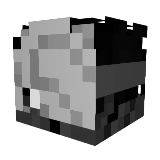 Arkmonus Minecraft avatar head, 3D render