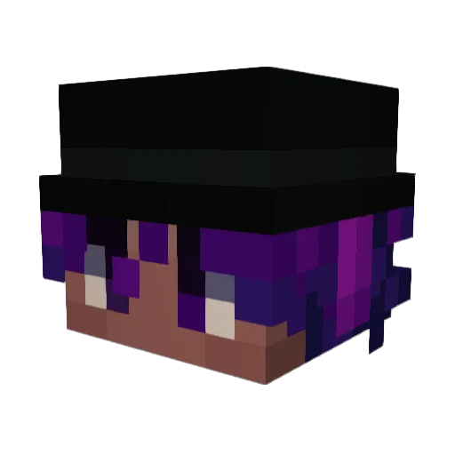 Arkontsa Minecraft avatar head, 3D render