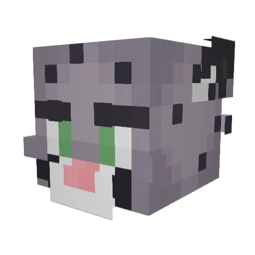 Arkovi Minecraft avatar head, 3D render