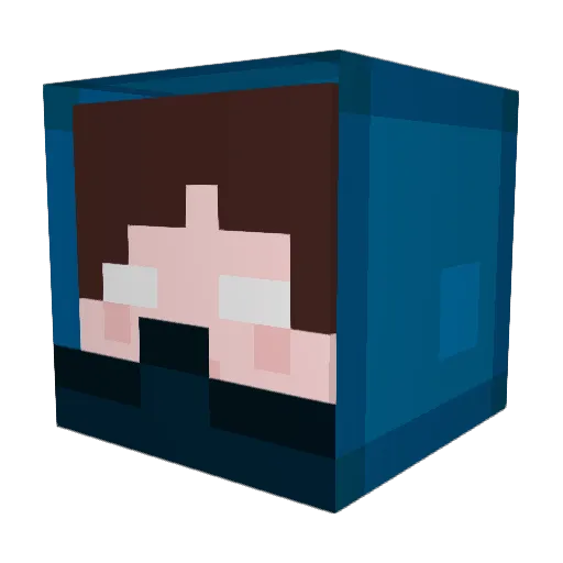 Arkozious Minecraft avatar head, 3D render