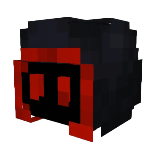 Arkrakon Minecraft avatar head, 3D render
