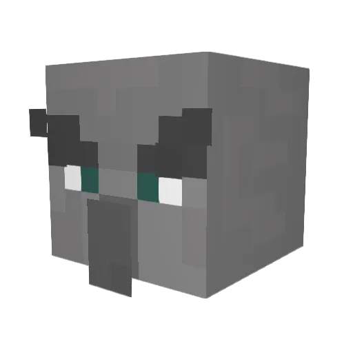 Arkwel123 Minecraft avatar head, 3D render