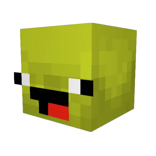 ArkyDarky3 Minecraft avatar head, 3D render