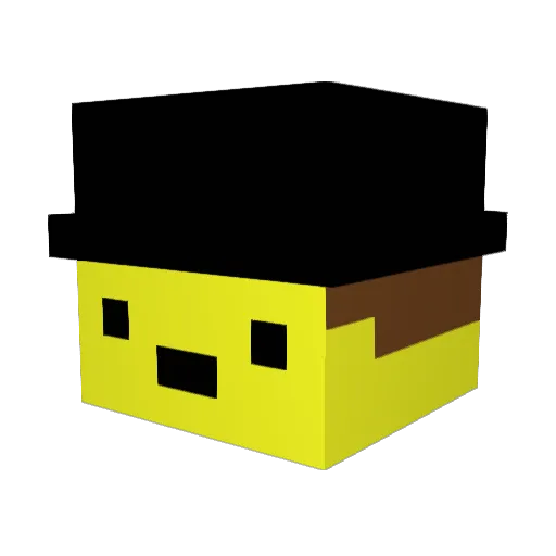 Arlantacious Minecraft avatar head, 3D render