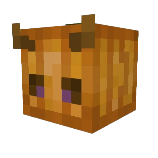 Arlequinn Minecraft avatar head, 3D render