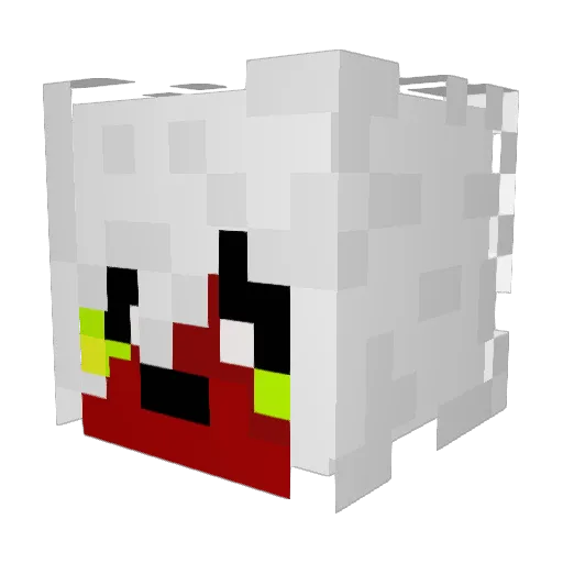 Arletmond Minecraft avatar head, 3D render