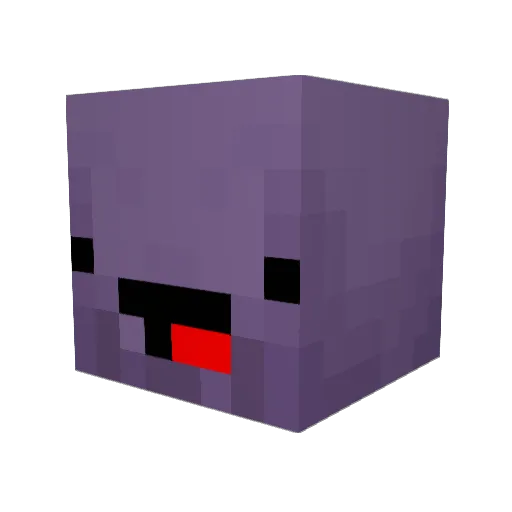 Arluuuuuuuu Minecraft avatar head, 3D render