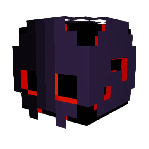 Armadesu Minecraft avatar head, 3D render