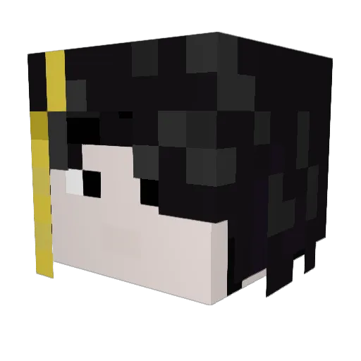 Armadir Minecraft avatar head, 3D render