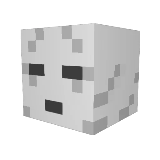 Armageddon55 Minecraft avatar head, 3D render