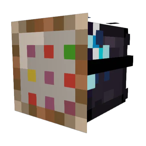Armaithos Minecraft avatar head, 3D render