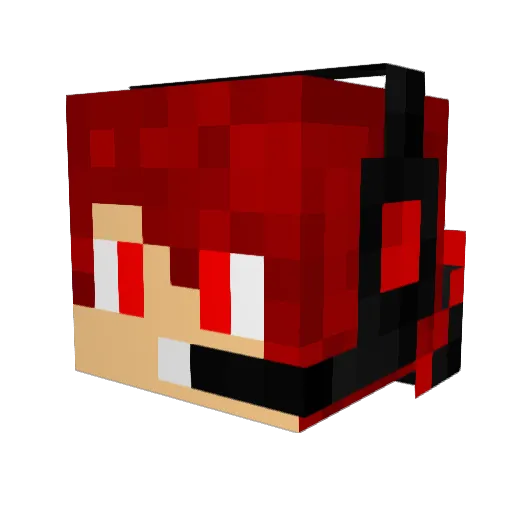 Arman167 Minecraft avatar head, 3D render