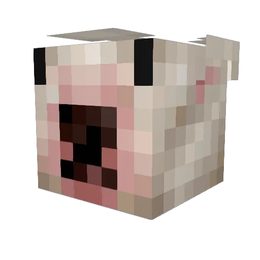 Arman_Arya Minecraft avatar head, 3D render