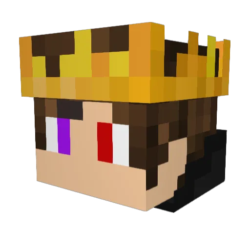 Arman_omg Minecraft avatar head, 3D render