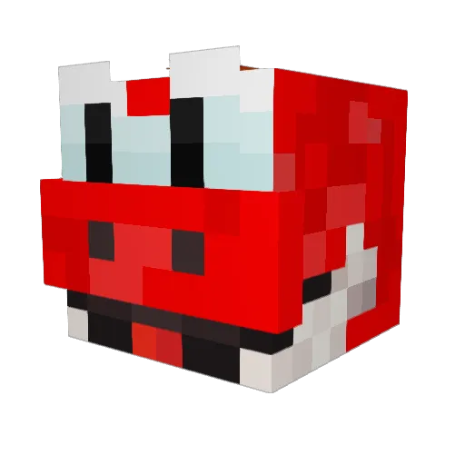 Armando8D Minecraft avatar head, 3D render