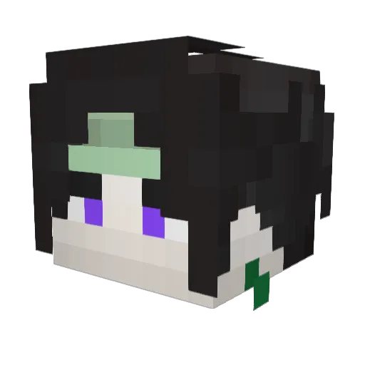 Armandonesupremo Minecraft avatar head, 3D render