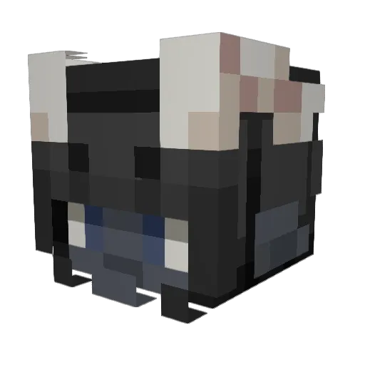 Armarii Minecraft avatar head, 3D render