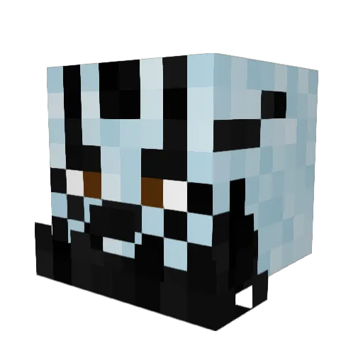 ArmedThespian Minecraft avatar head, 3D render