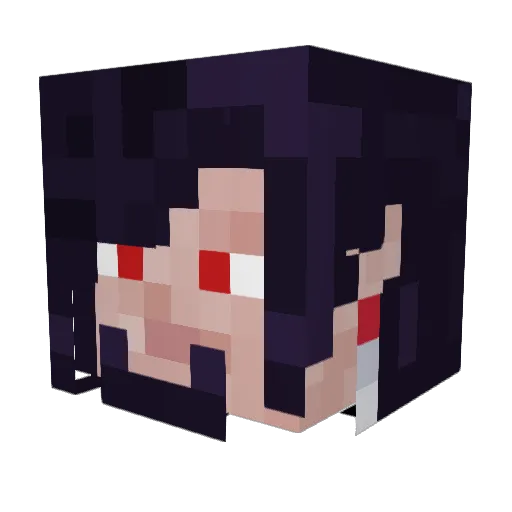 Armegaddon Minecraft avatar head, 3D render