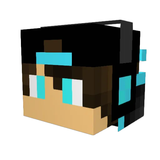 ArmelM101 Minecraft avatar head, 3D render