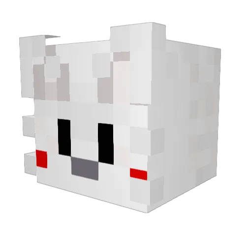 Armen123 Minecraft avatar head, 3D render