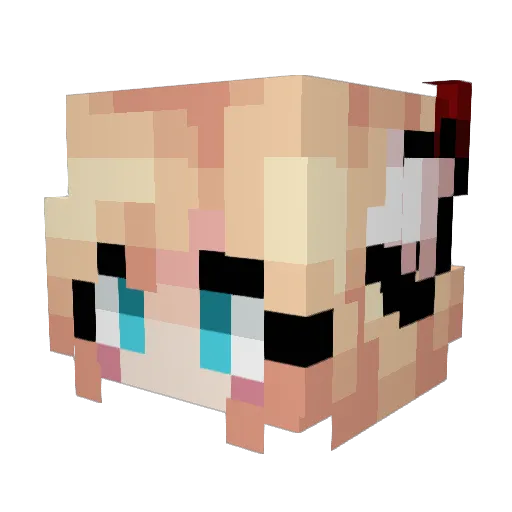 Armeny Minecraft avatar head, 3D render