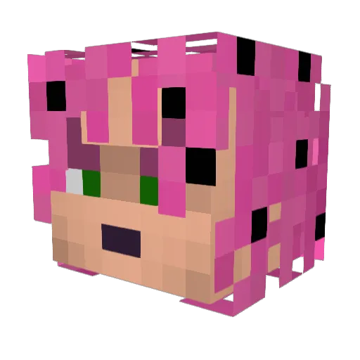 Armes94 Minecraft avatar head, 3D render