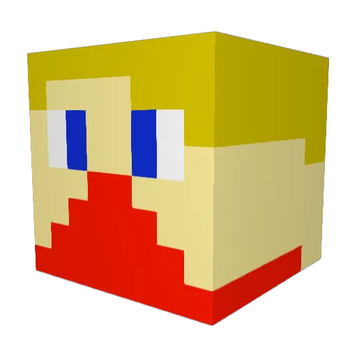 Armisdead Minecraft avatar head, 3D render