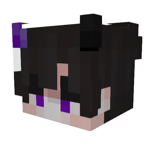 Armisel Minecraft avatar head, 3D render