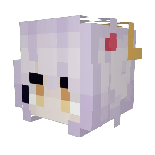 Armma123 Minecraft avatar head, 3D render