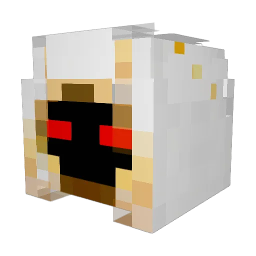 Armn73rong Minecraft avatar head, 3D render