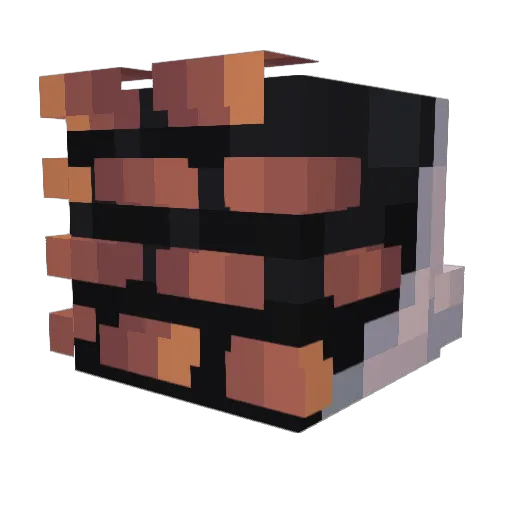 Armnhamr Minecraft avatar head, 3D render