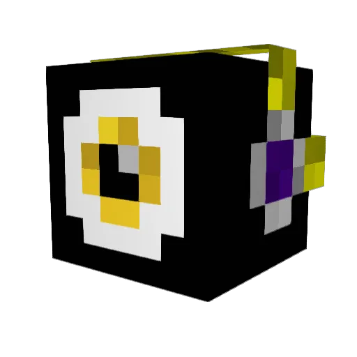 Armoa Minecraft avatar head, 3D render