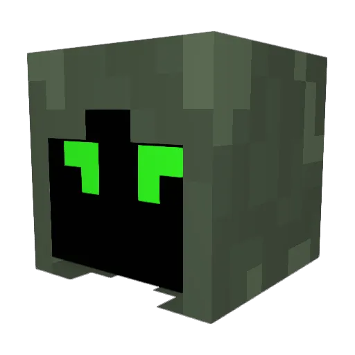 Armor_Piercing Minecraft avatar head, 3D render