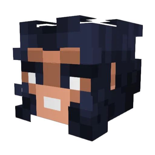 ArmoredAvenger05 Minecraft avatar head, 3D render