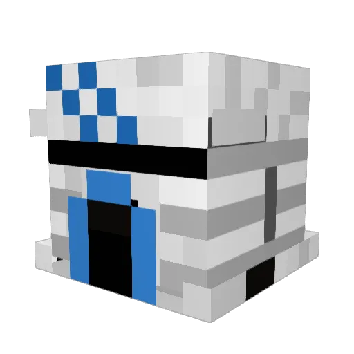 ArmoredScarab Minecraft avatar head, 3D render