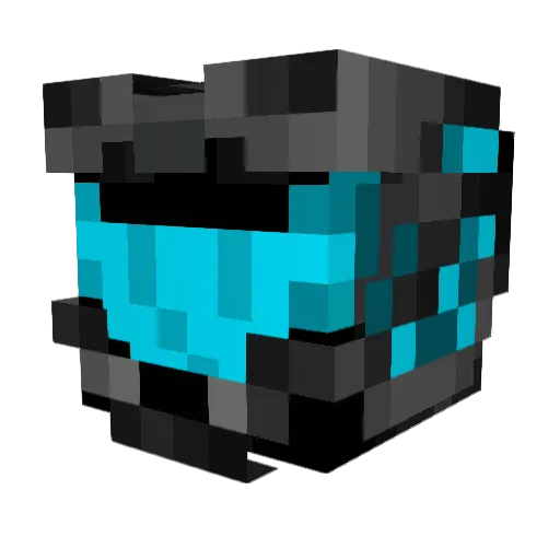 Armoroid1 Minecraft avatar head, 3D render