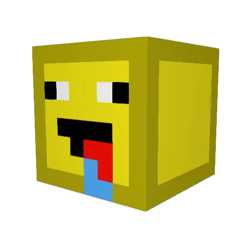 Armourcat Minecraft avatar head, 3D render