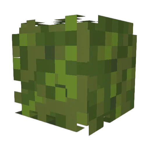 ArmsWithHands Minecraft avatar head, 3D render