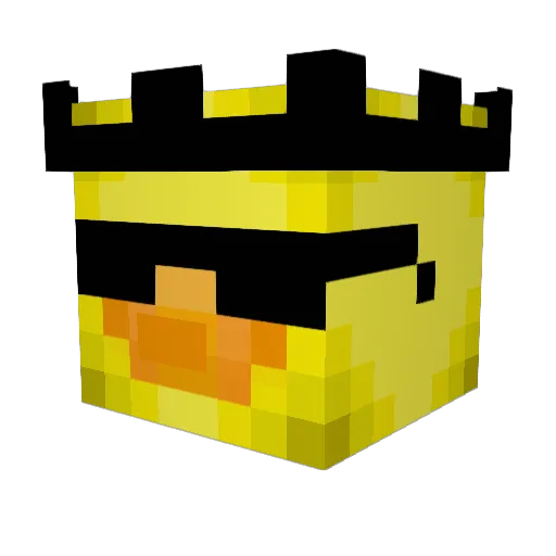 Armstroung2021 Minecraft avatar head, 3D render