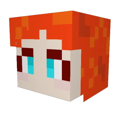 ArmyMajor Minecraft avatar head, 3D render