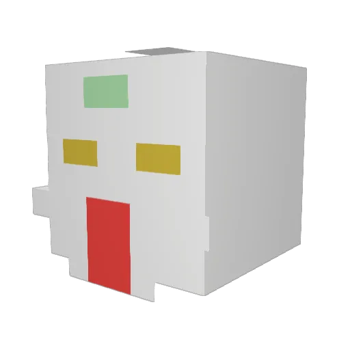 Armyman890 Minecraft avatar head, 3D render