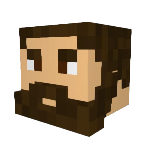 ArmymanB71 Minecraft avatar head, 3D render