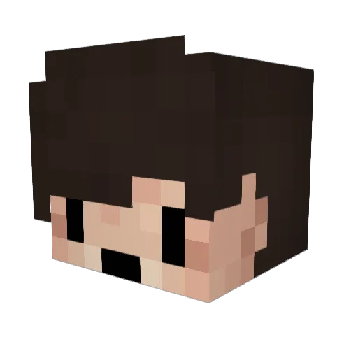 Armyplex Minecraft avatar head, 3D render