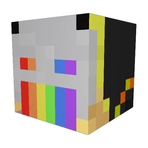 Arn0rcool7 Minecraft avatar head, 3D render