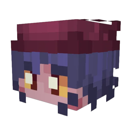 Arnassapis123 Minecraft avatar head, 3D render