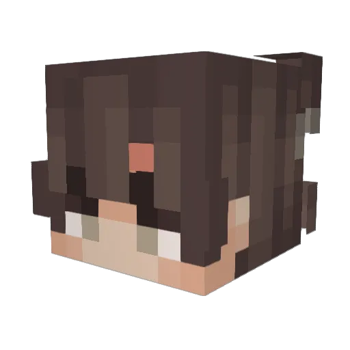 Arnau_Soler Minecraft avatar head, 3D render