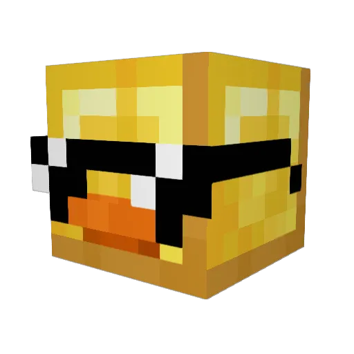 Arne1000000 Minecraft avatar head, 3D render
